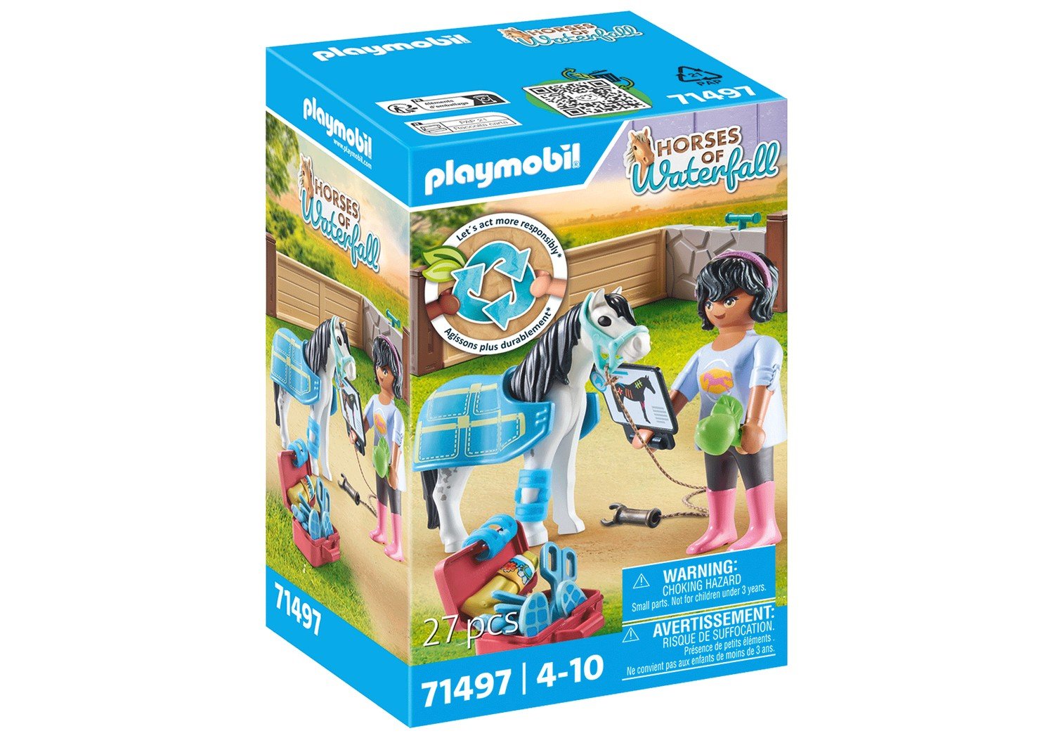 Playmobil Horses Of Waterfall Horse Therapist  71497