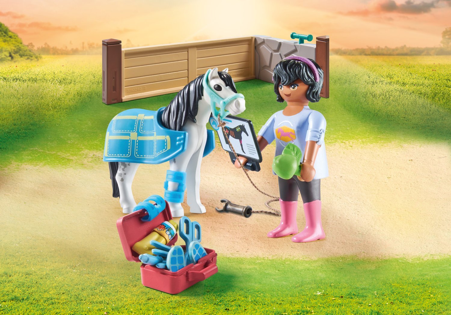 Playmobil Horses Of Waterfall Hesteterapeut 71497