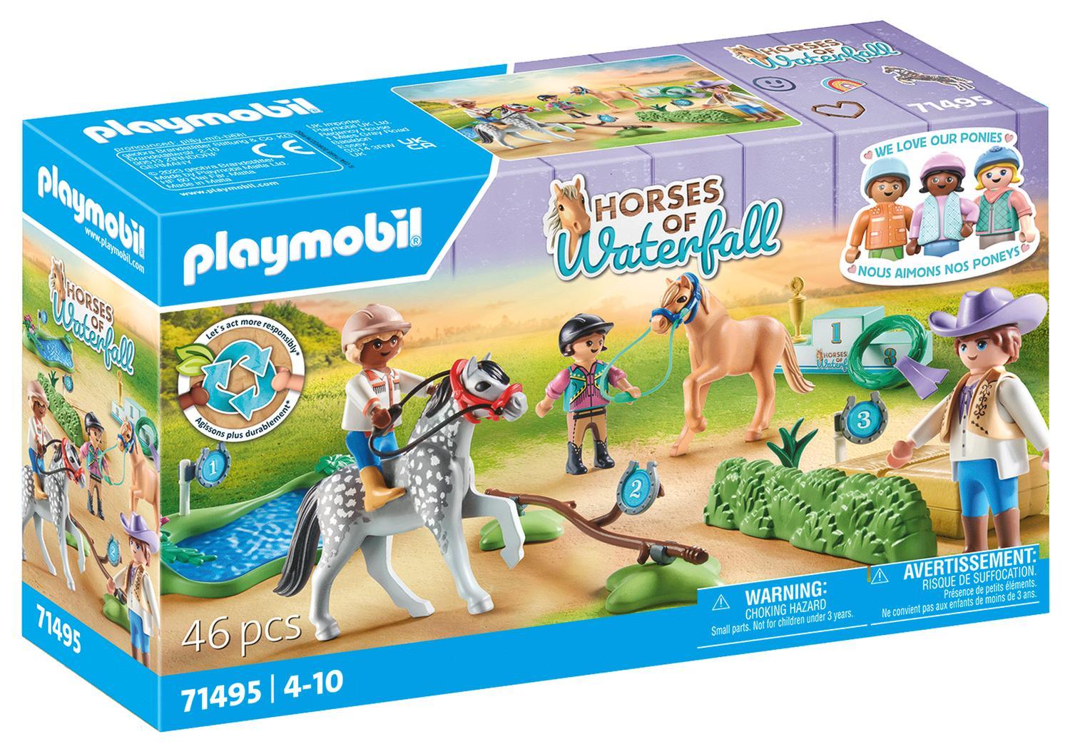 Playmobil Horses Of Waterfall Pony Tournament 71495