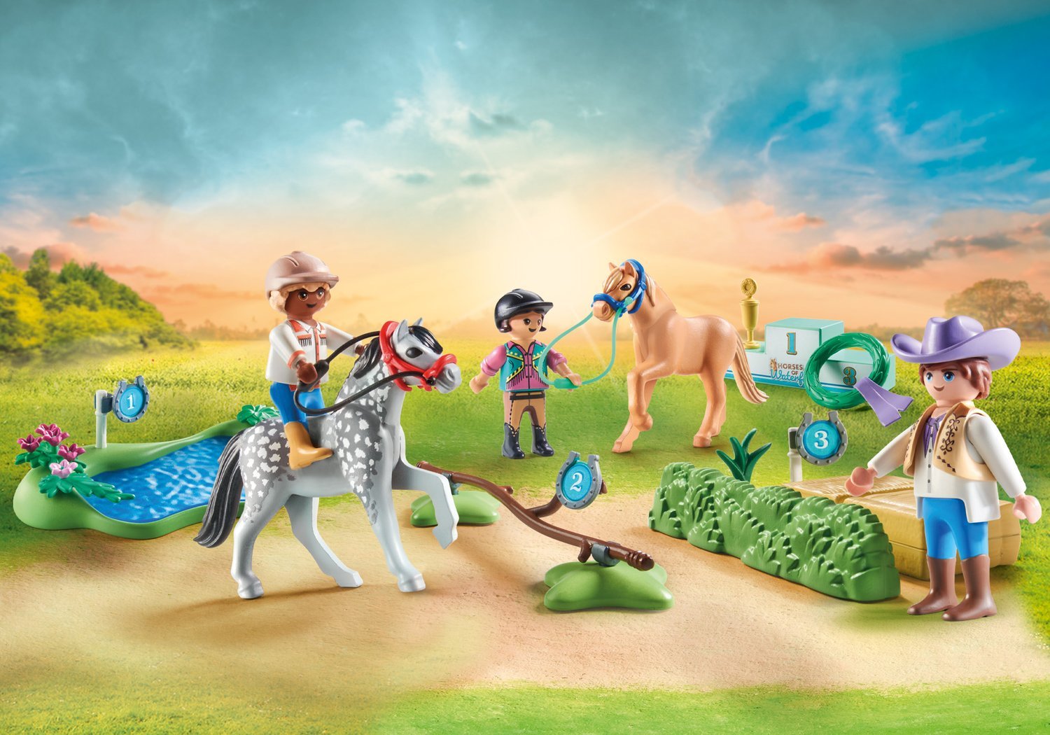 Playmobil Horses Of Waterfall Pony Tournament 71495