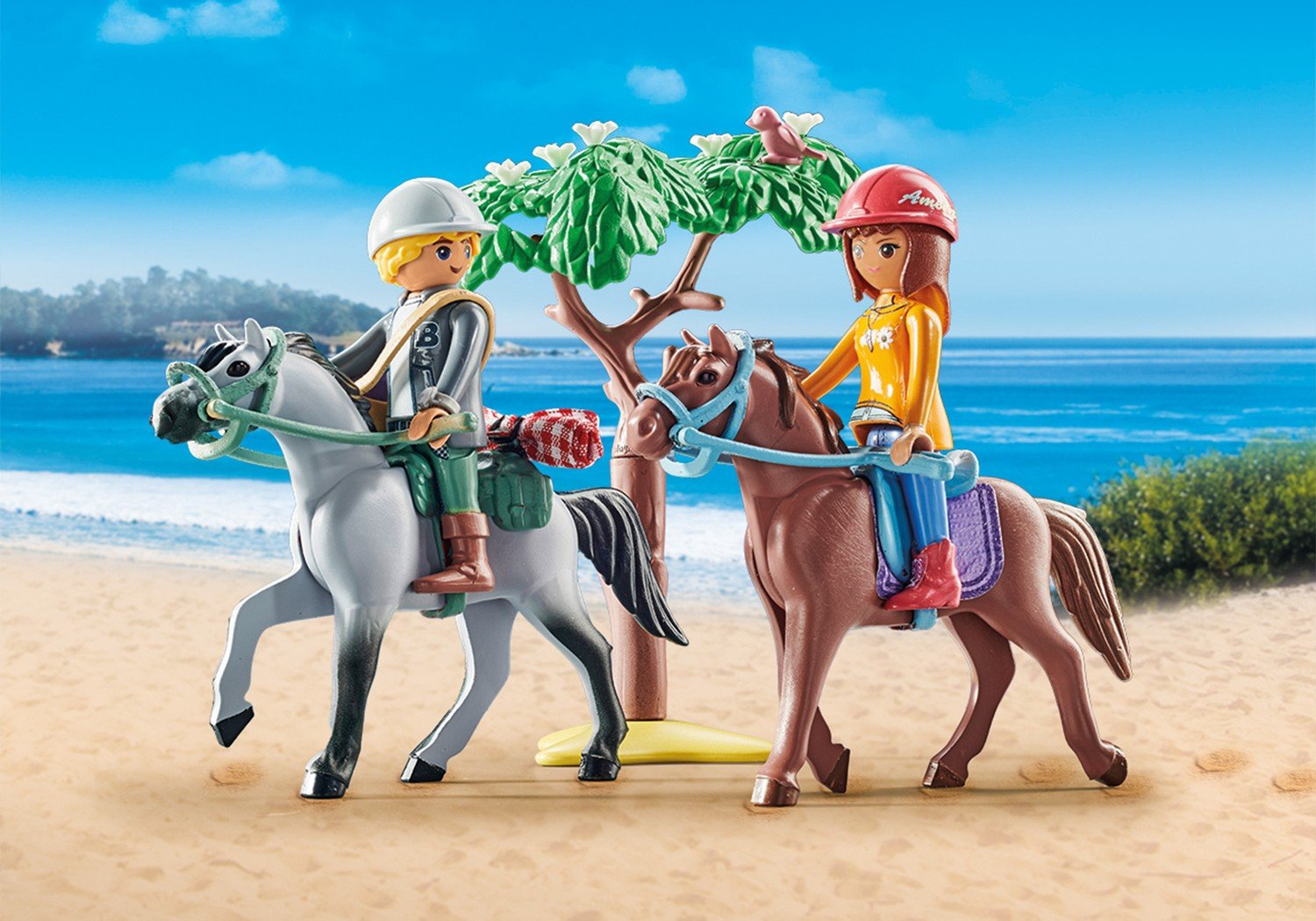 Playmobil Horses Of Waterfall Ridtur till stranden med Amelia och Ben 71470