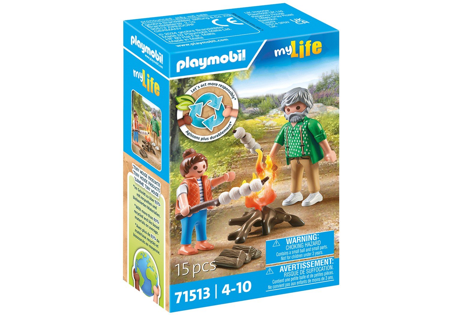 Playmobil My Life Campfire With Marshmallows 71513