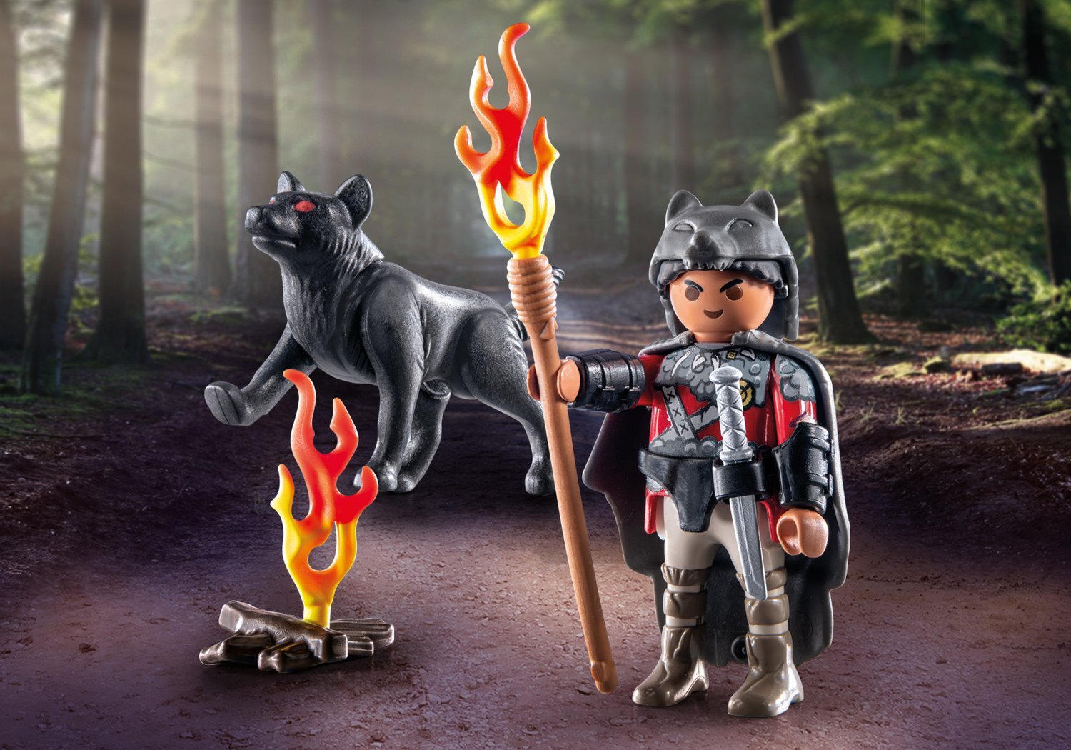 Playmobil Special Plus Warrior With Wolf 71482