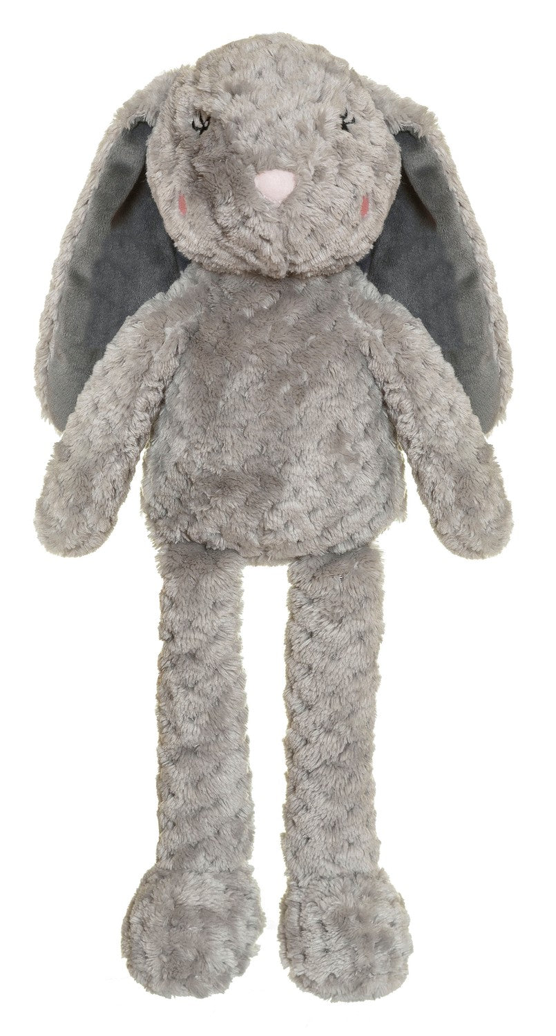 Plyschkanin, grå, 40 cm, maskintvättbar