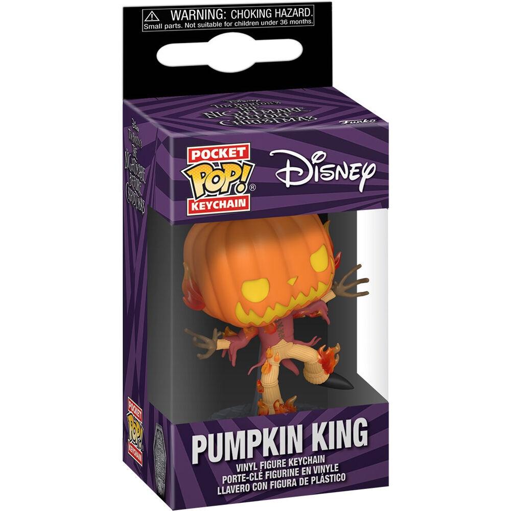 Pocket POP Disney nøglering Nightmare Before Christmas 30 års jubilæum Pumpkin King