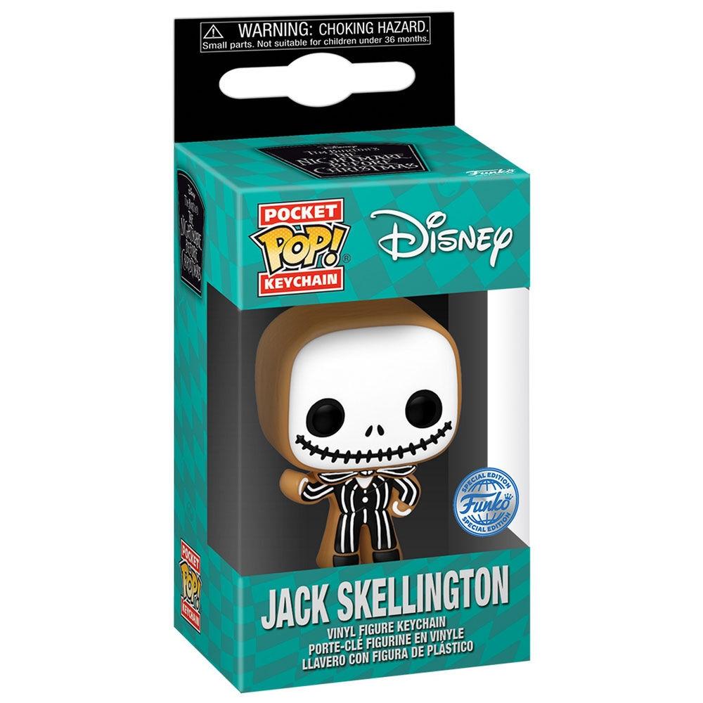 Pocket POP nøglering Disney Nightmare Before Christmas Jack Skellington Gingerbread Eksklusiv