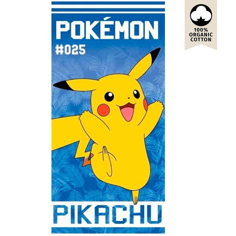 Pokemon Pikachu strandhandduk bomull