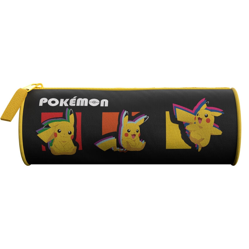 Pokemon pennfodral, slitstarkt material, dragkedja, 3 fack