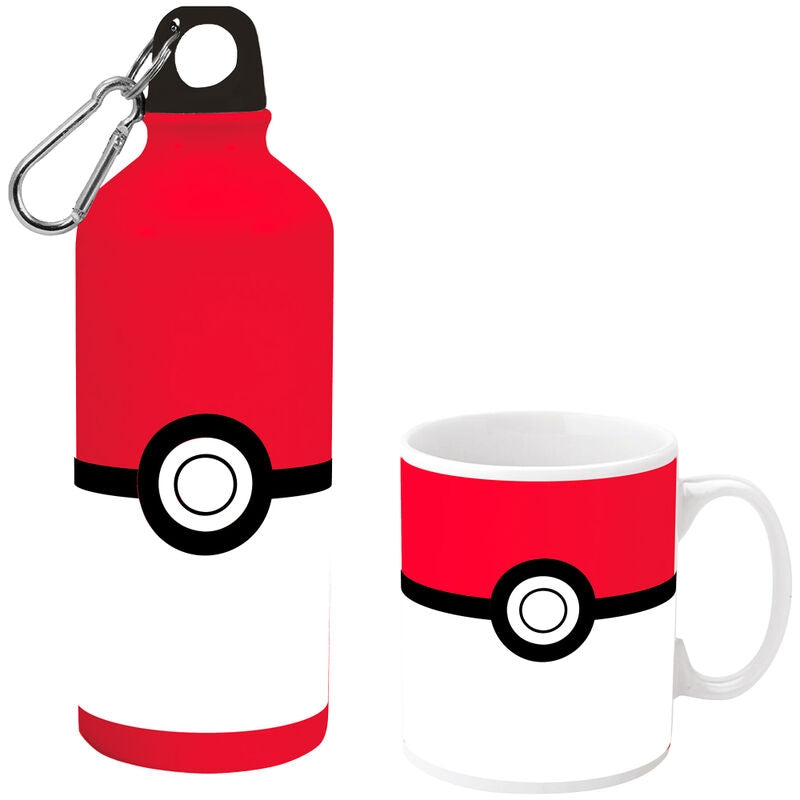 Pokémon mugg och aluminium flaskset för samlare
