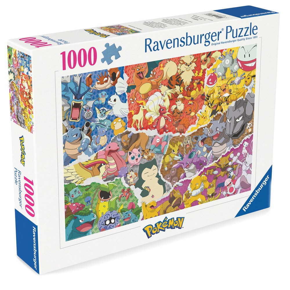 Pokémonpussel 1000 bitar – kul för alla åldrar, perfekt för familjespelskvällen