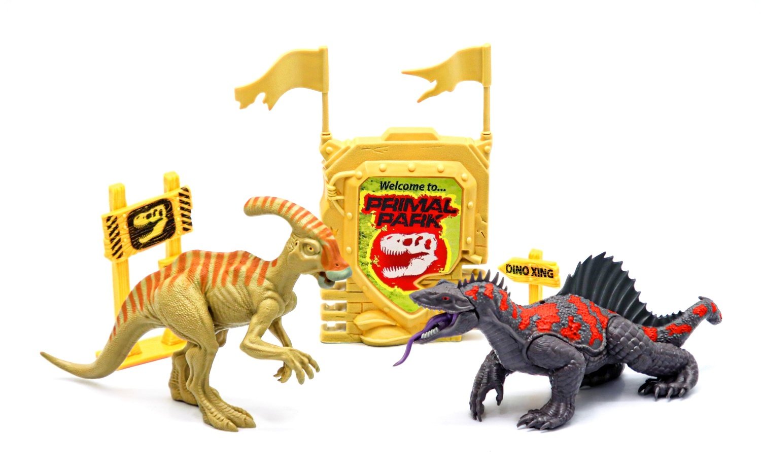 Primal Clash Toy Dino Face-Off