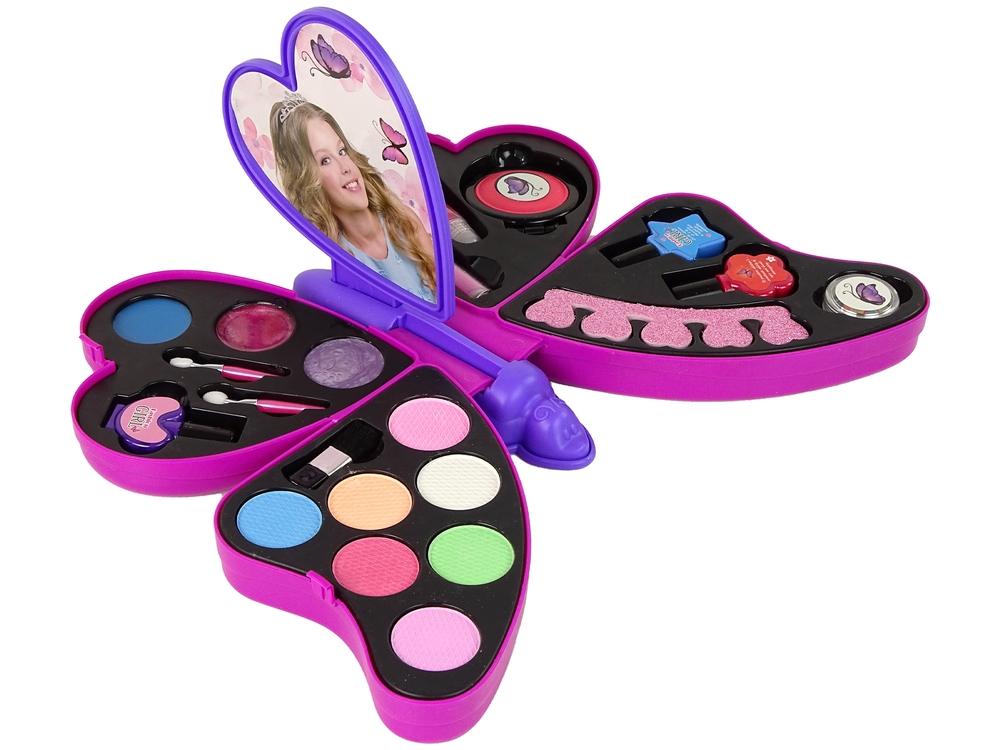 Purple Butterfly Make-Up Set: Säker, rolig, kreativ lek!