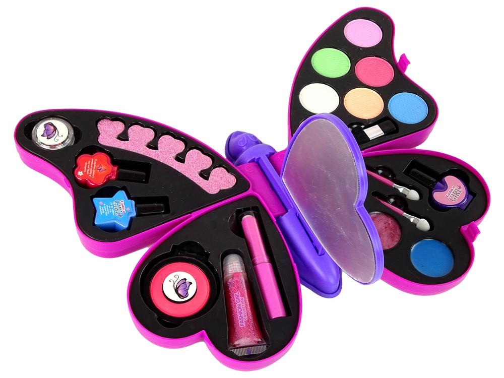 Purple Butterfly Make-Up Set: Säker, rolig, kreativ lek!