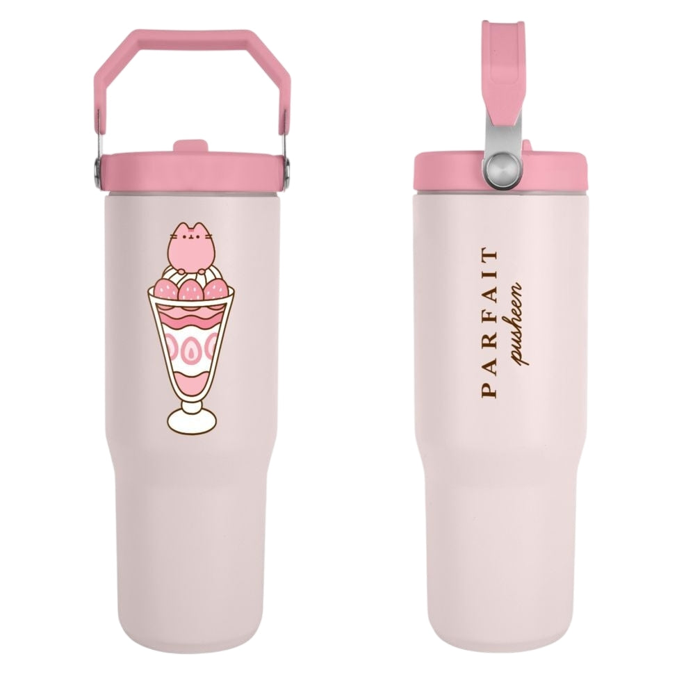 Pusheen 880 ml termostumlare för varma och kalla drycker