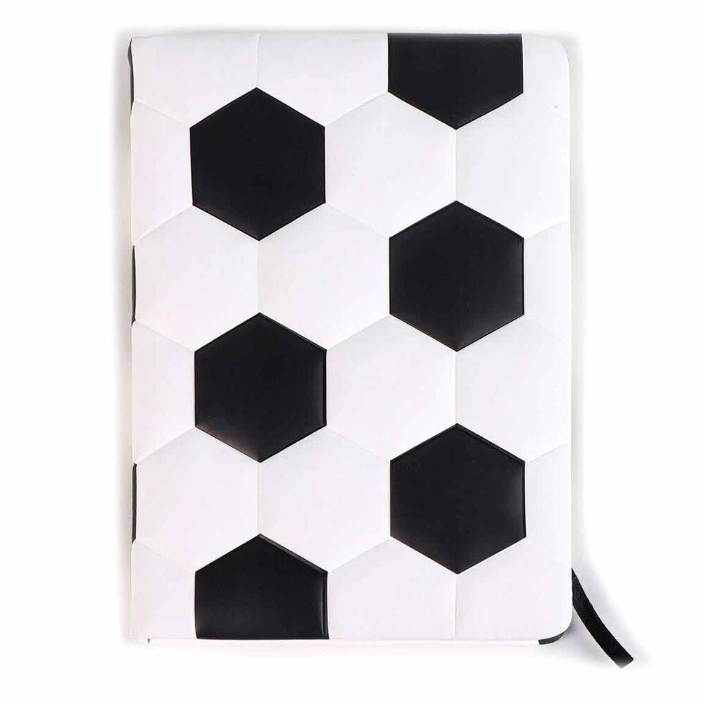 Real Madrid Notebook - A5-storlek, fodrade sidor, perfekt för anteckningar