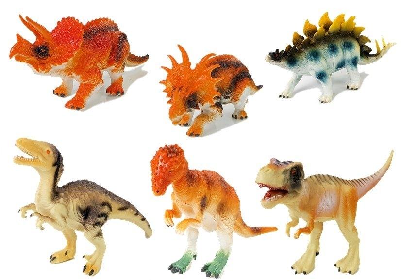 Realistiske dinosaurfigurer 6 stykker til børn