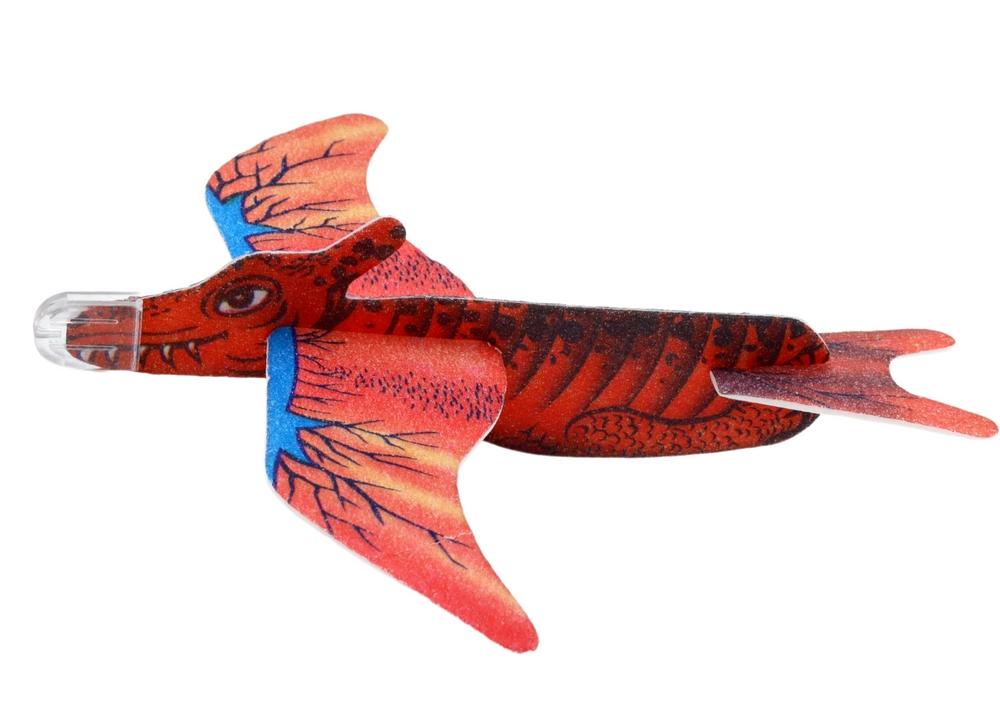 Red Foam Dinosaur Plane - Byg, flyv, forestil dig!