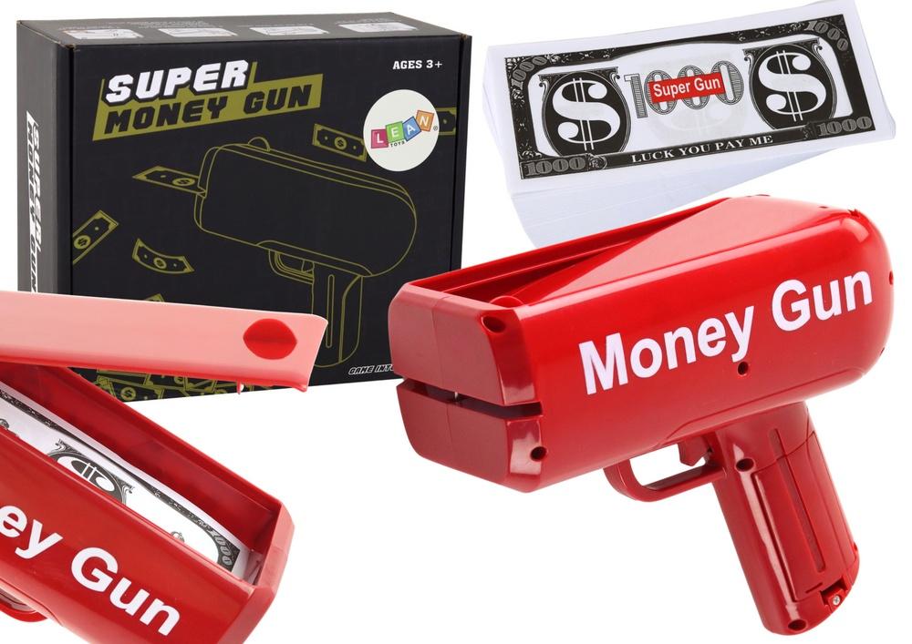 Red Money Gun: Fun Bill Launcher til børn og fester