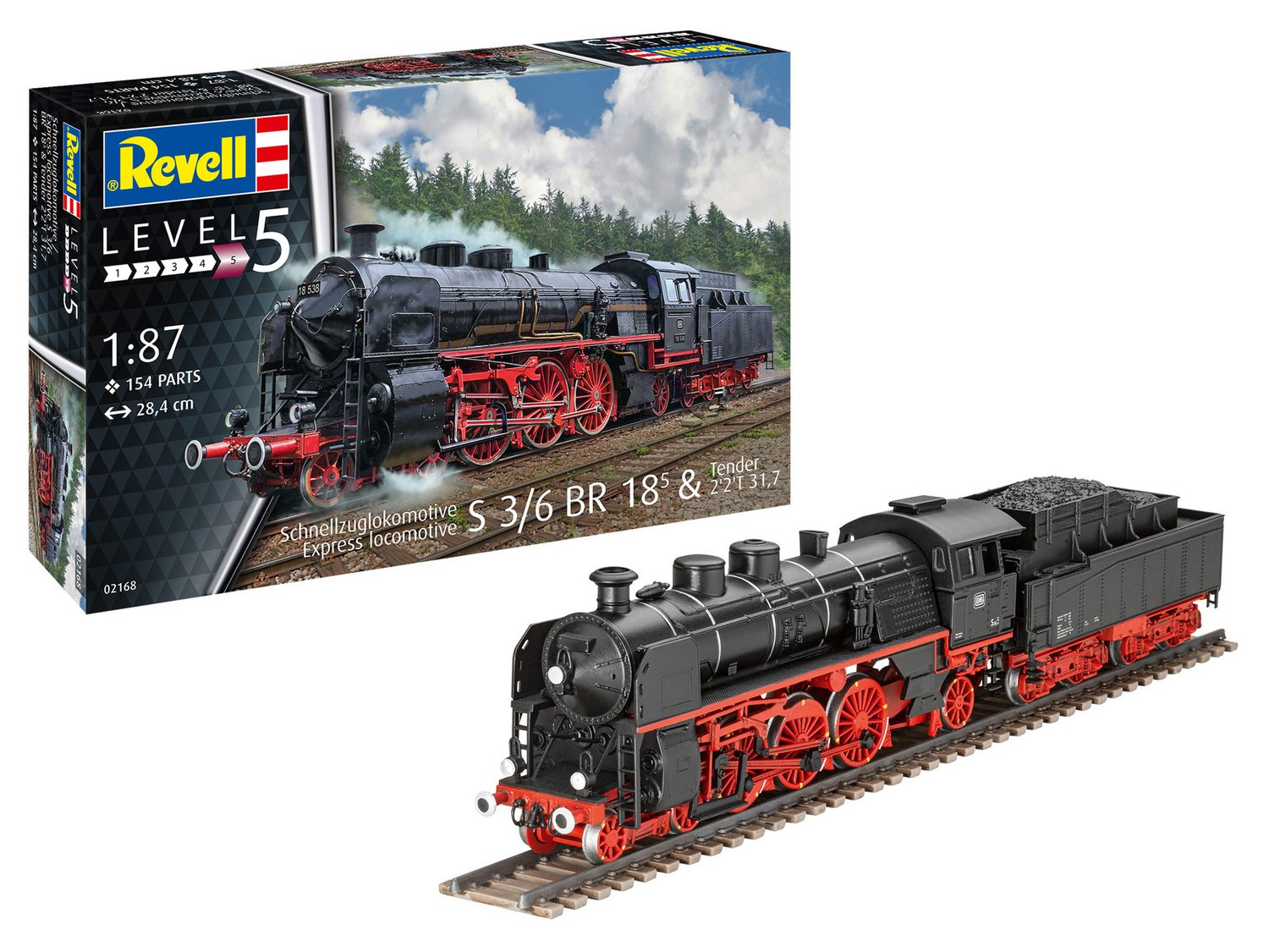 Revell Express Locomotive S3/6 1:87 Model Kit