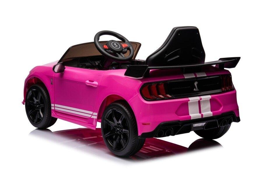 Rosa batteridrivna Ford Mustang GT500 Shelby för barn