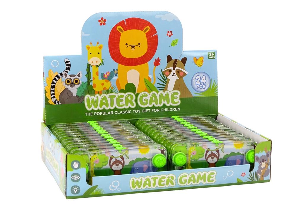 Safari Water Arcade: Green Button Fun with Monkey & Giraffe