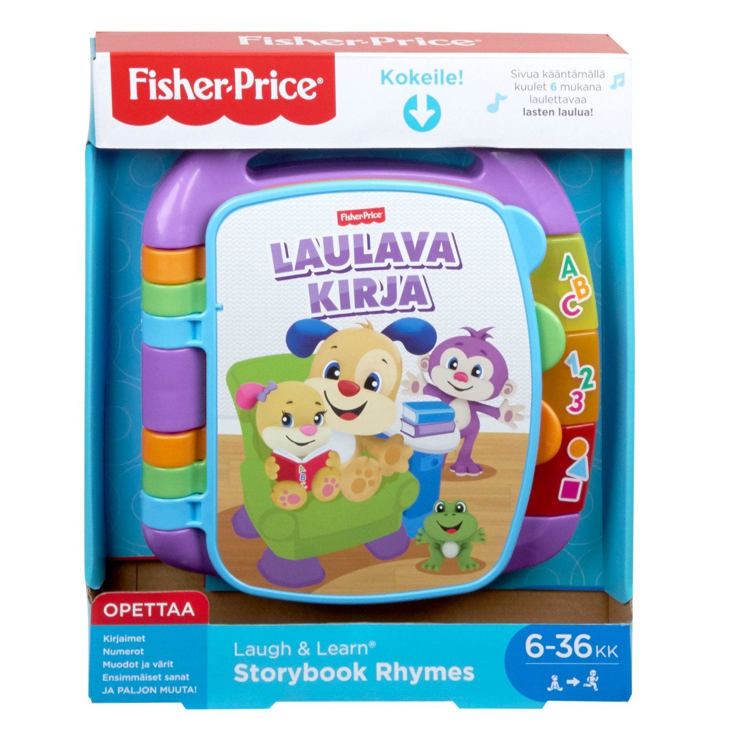 Fisher-Price Storybook Rhymes Bok Finska