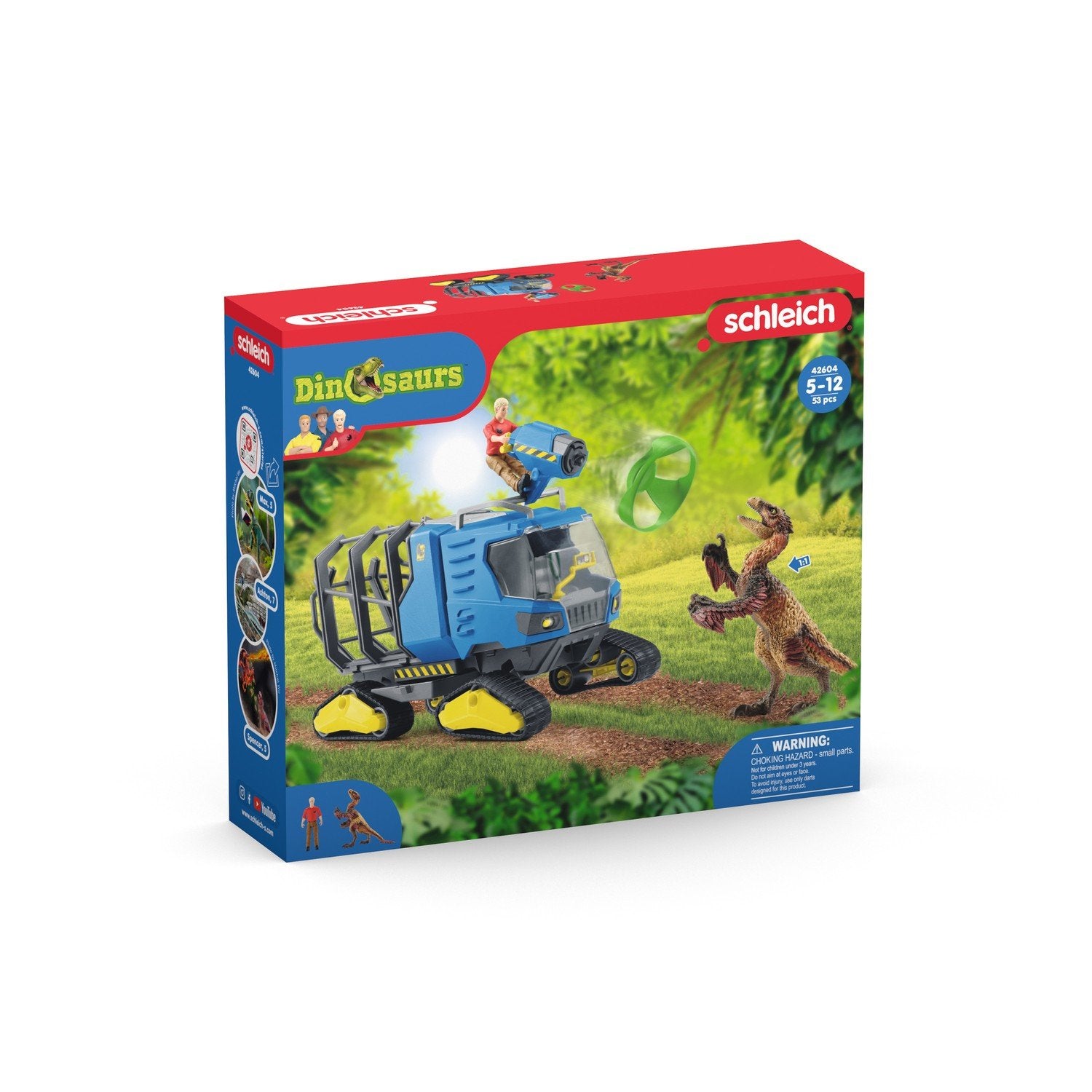 Schleich Dinosaurs sporvogn