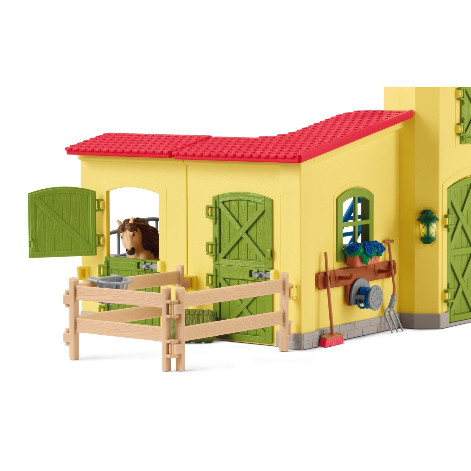 Schleich Farm World Legesæt Ponyboks med islandsk ponyhingst