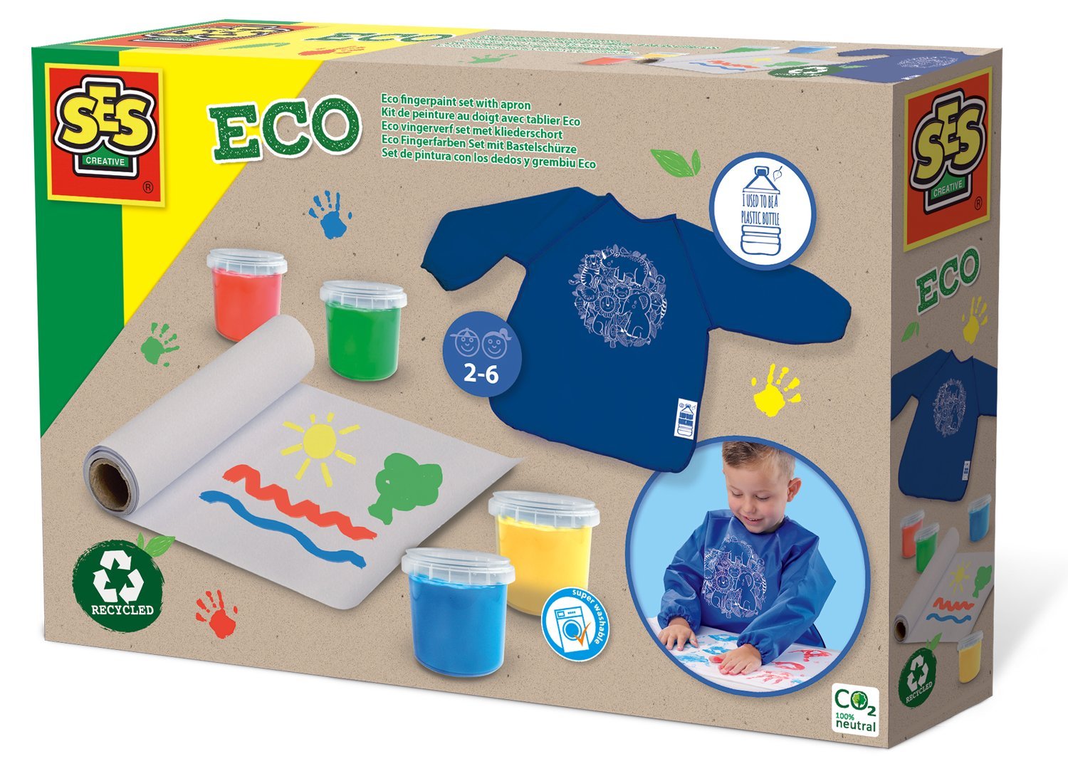 Ses Eco Fingerlack Set Med Förkläde