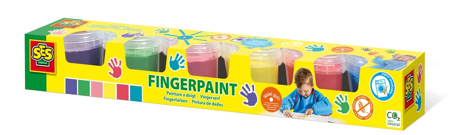 Ses Fingerpaint, 6 färger