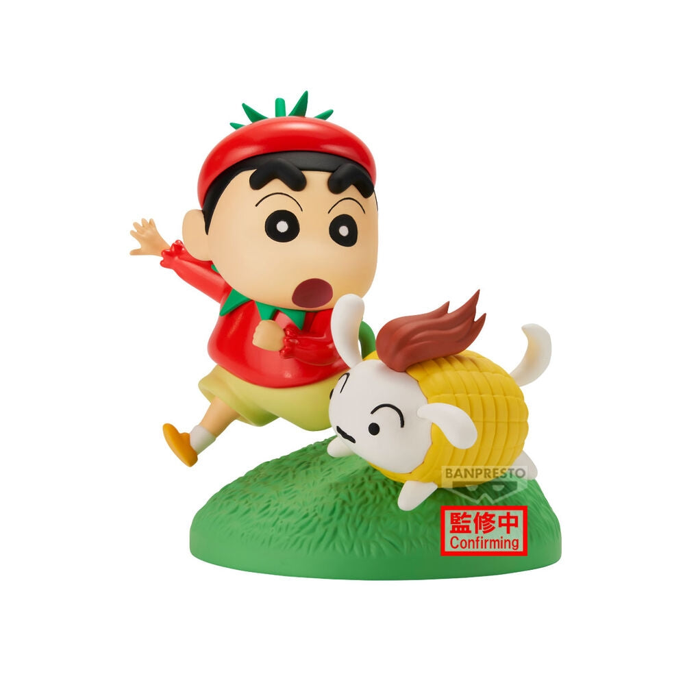 Shinnosuke grönsaksdräktfigur, 10 cm samlarleksak