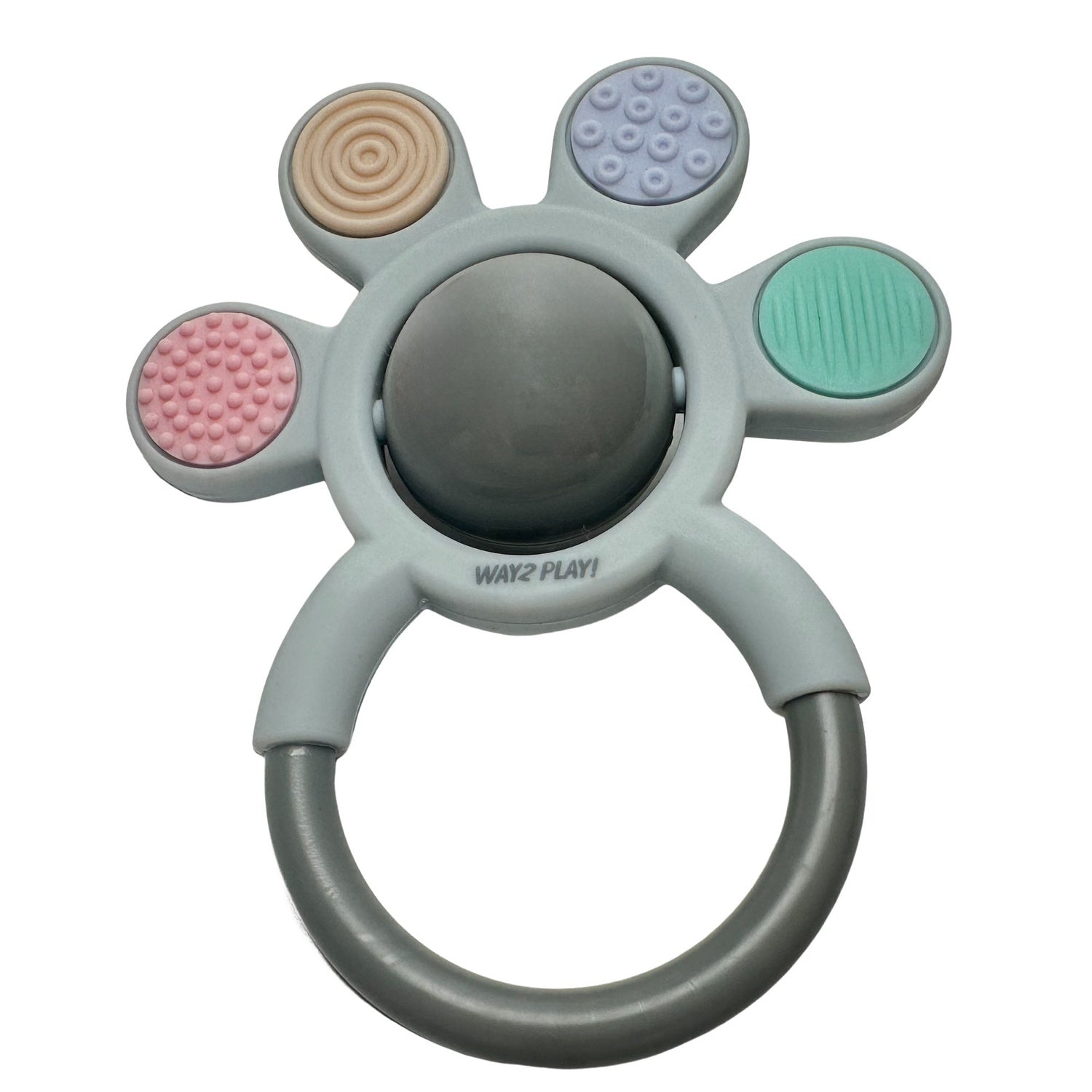 Silikonbitring för bebisar, lugnar tandköttet