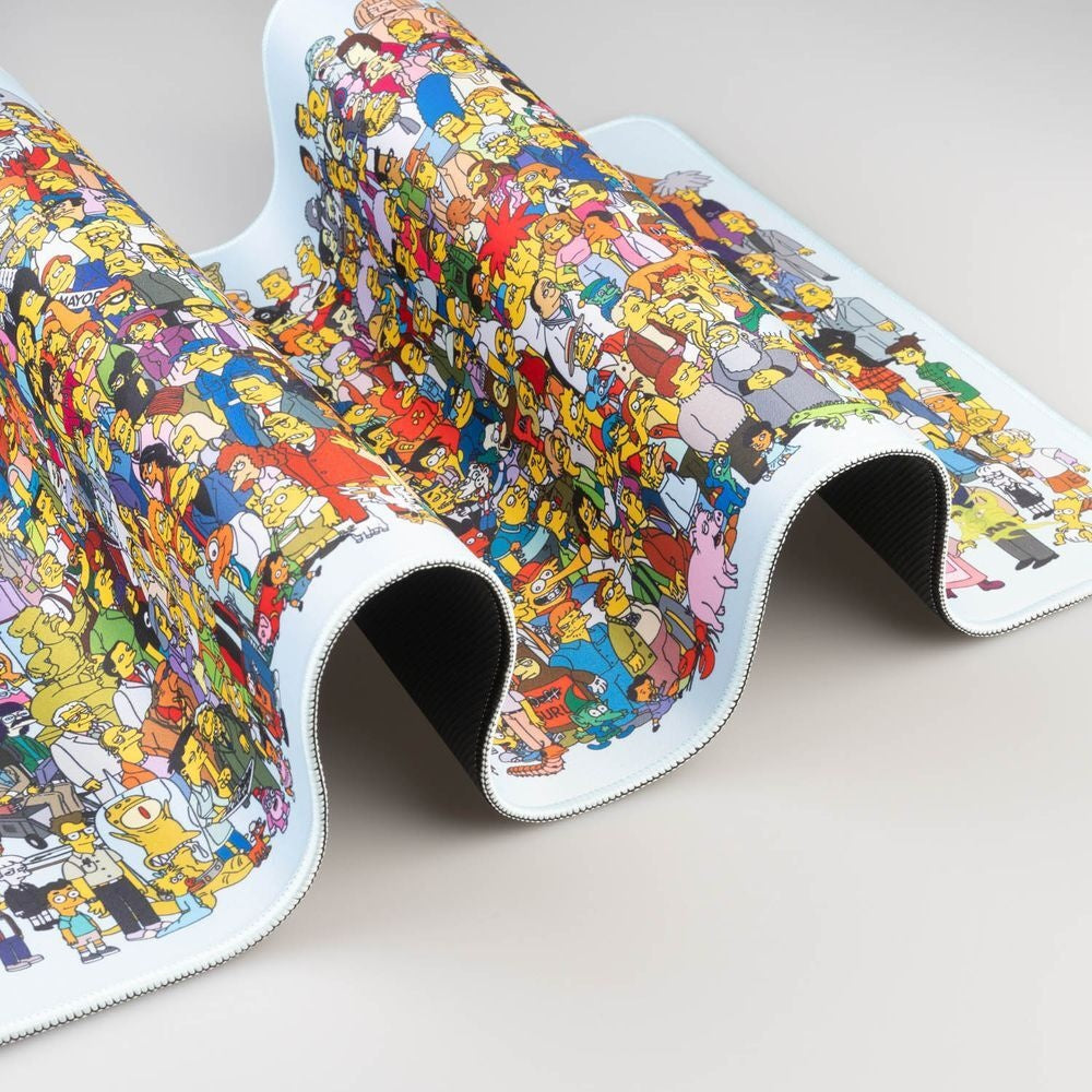 Simpsons spelbordsmatta, stor storlek, slitstarkt material