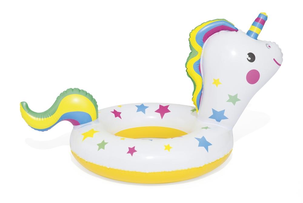 Unicorn Simring 79x58cm för barn 3-6, slitstark PVC