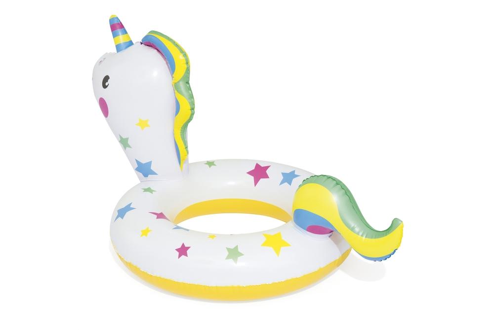 Unicorn Simring 79x58cm för barn 3-6, slitstark PVC