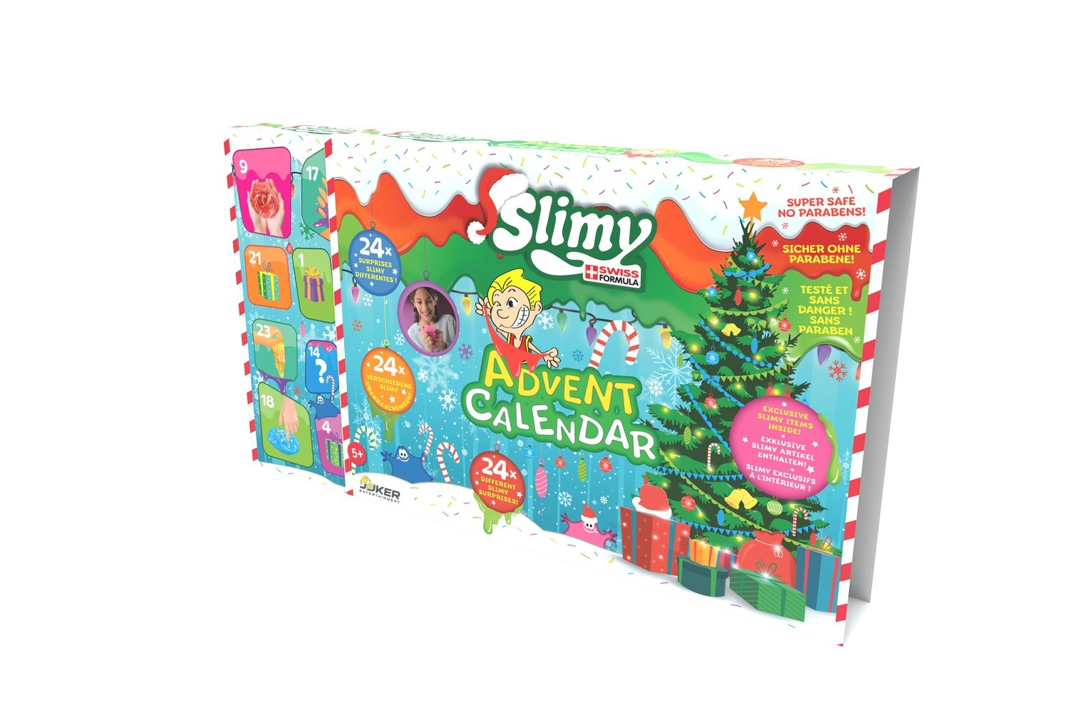 Slimet adventskalender