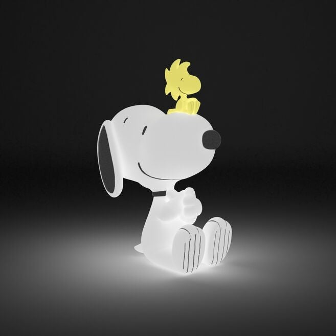Snoopy nattlampa för barn, batteridriven, söt design