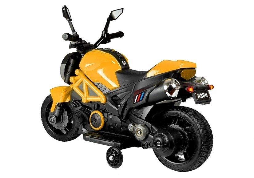 Solid Yellow Batteri Motorcykel GTM1188 med LED-lampor