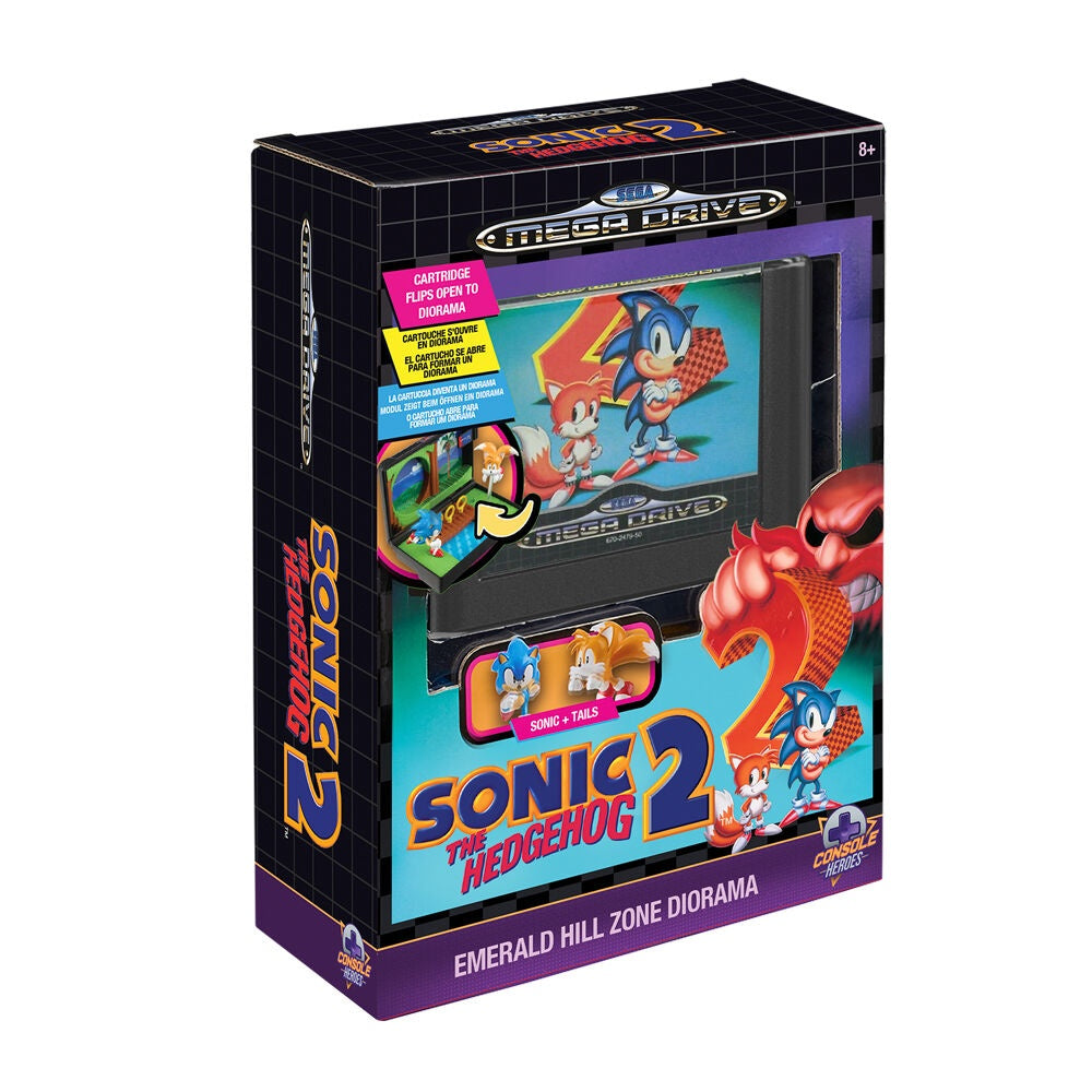 Sonic The Hedgehog 2 Mega Drive Diorama figurskärm