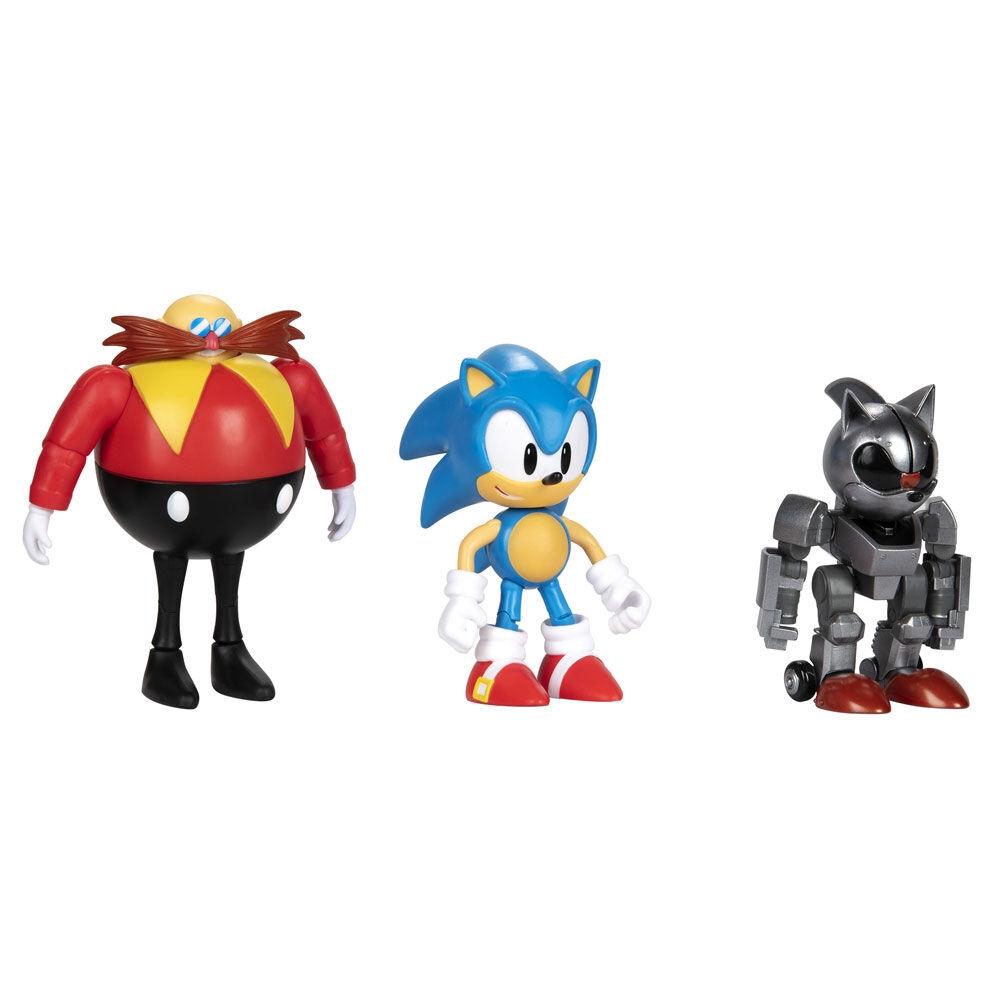 Sonic The Hedgehog 30-års jubilæumspakke med 3 figurer 10 cm