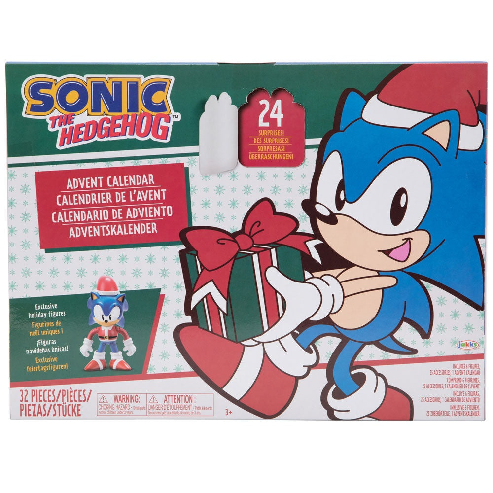 Sonic adventskalender med samlarfigurer och tillbehör