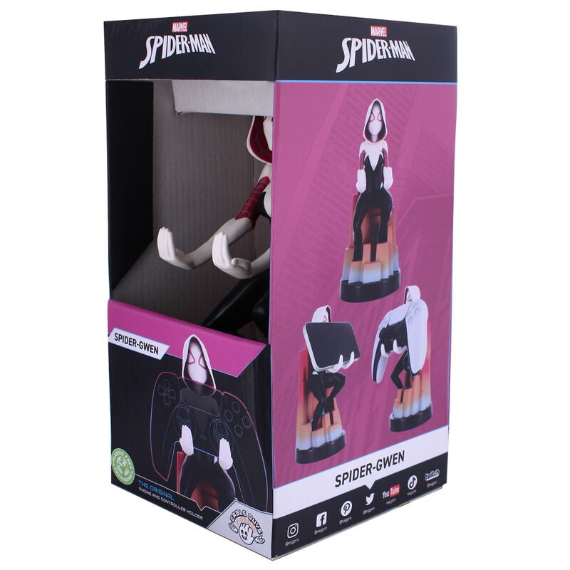 Spider Gwen Figur Spännfäste, 20 cm Cable Guy Display