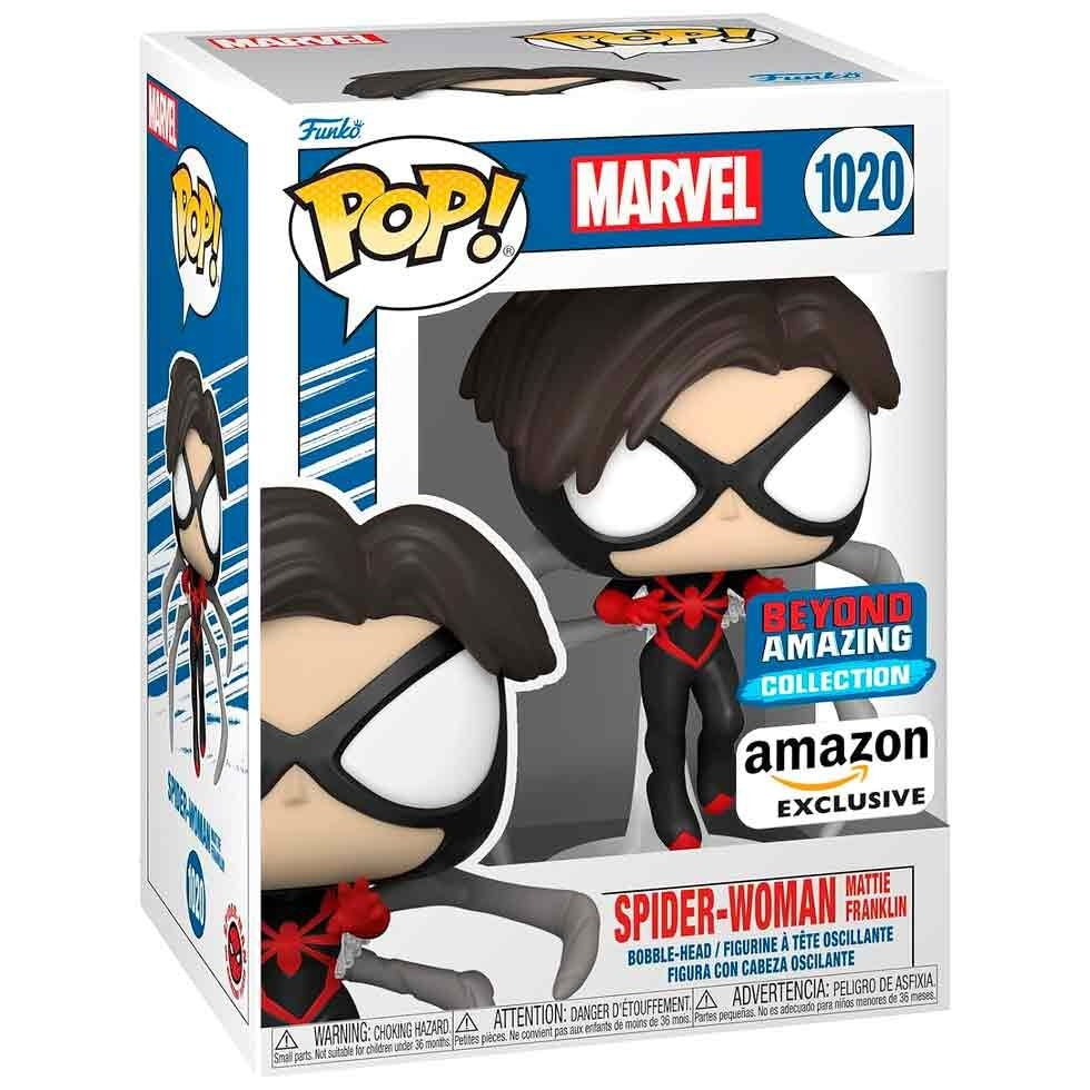 Spider-Woman Mattie Franklin figur, exklusivt samlarobjekt