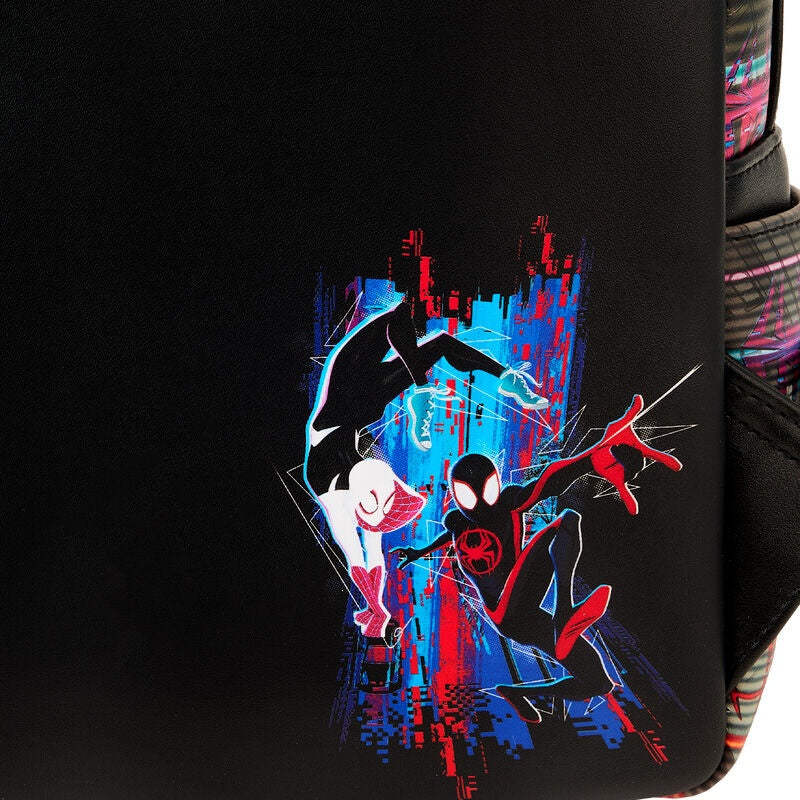 Spiderman Lenticular Ryggsäck 27cm - Tvärs över Spider-Verse Design
