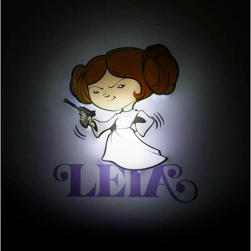 Star Wars 3D Light FX Minilampa - Leia Design, LED-belysning