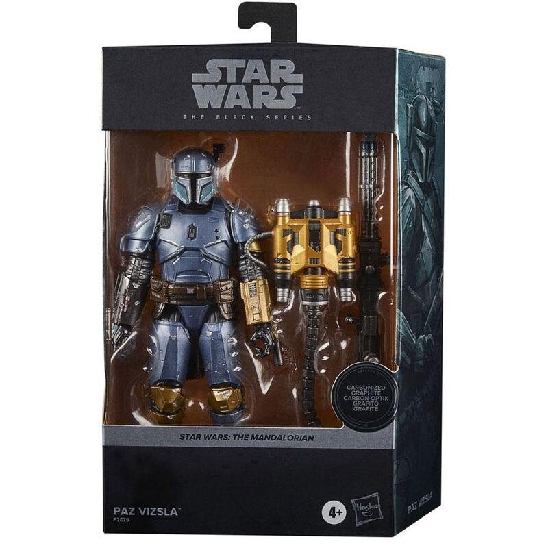 Star Wars Black Series Paz Vizla Carbonized Figur 15 cm