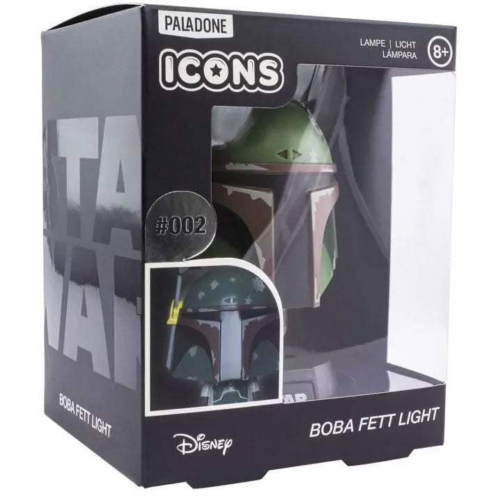 Star Wars Boba Fett-ikonljus – LED, dekorativt, samlarobjekt