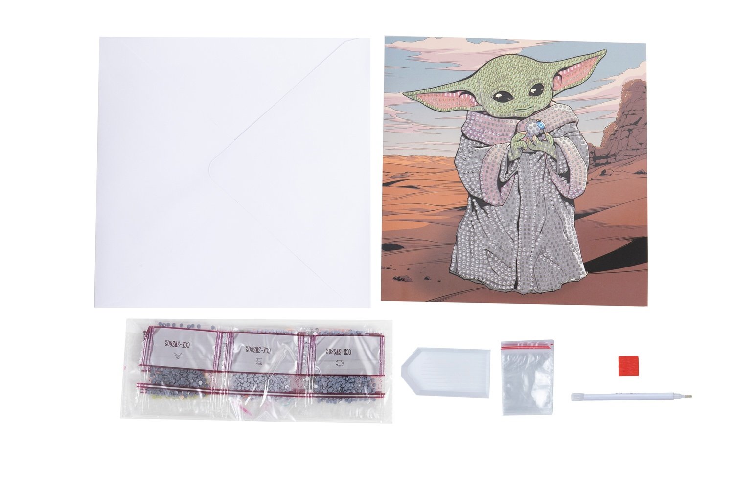 Star Wars Crystal Art "Card Grogu"