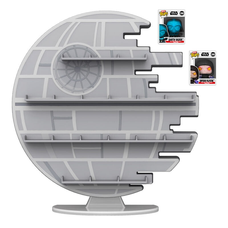Star Wars Death Star Display, LED-belysning, 12-tums