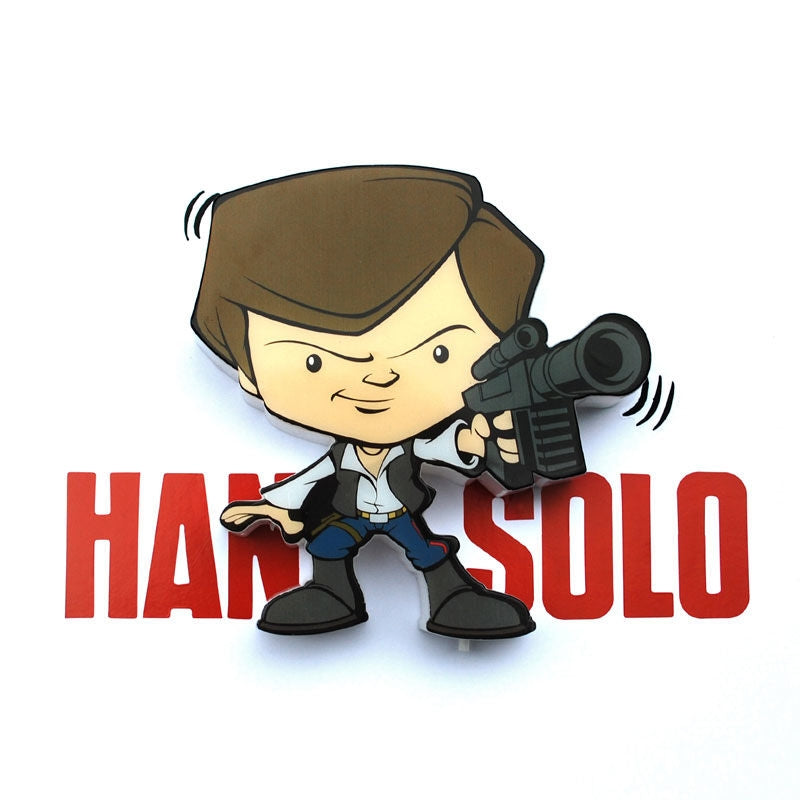 Star Wars Han Solo 3D Light FX minilampa, nattlampa för barn